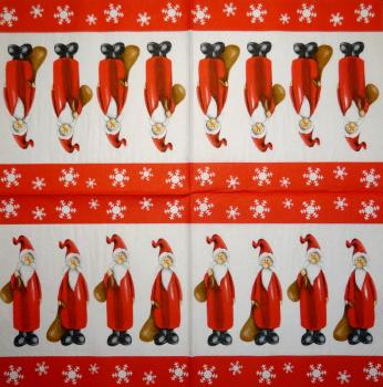 NW-183 Weihnachtsmann - 3-lagig (weiß) - Paper Design